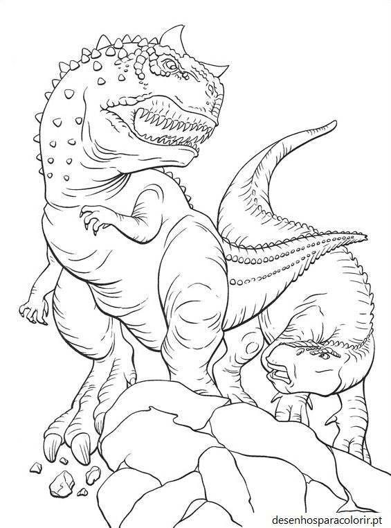 Desenhos de dinossauros 41